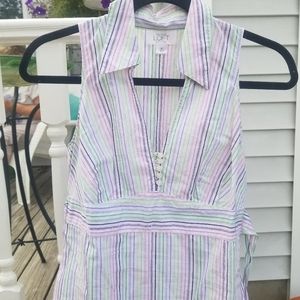 Ann Taylor Loft striped Ladies Sleeveless top